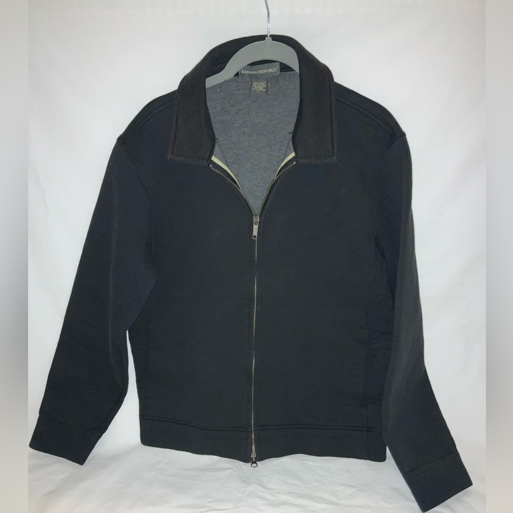 Banana Republic Large Zip-Up Sweatshirt Jacket